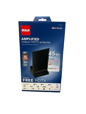 RCA Amplified Indoor HDTV Antenna - 45 mile range NEW